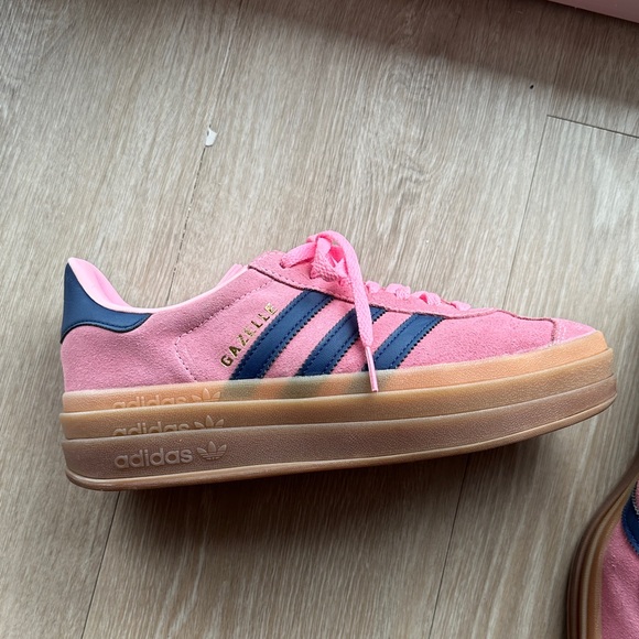 adidas gazelle silver green womens adidas Gazelle Bold - Women's main image 0
